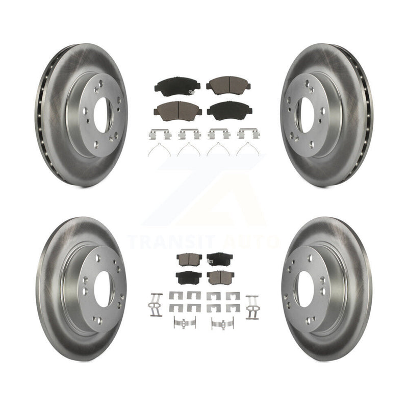 Transit Auto KGC-100869 Disc Brake Kit for 2009-2011 Honda Civic - Front and Rear