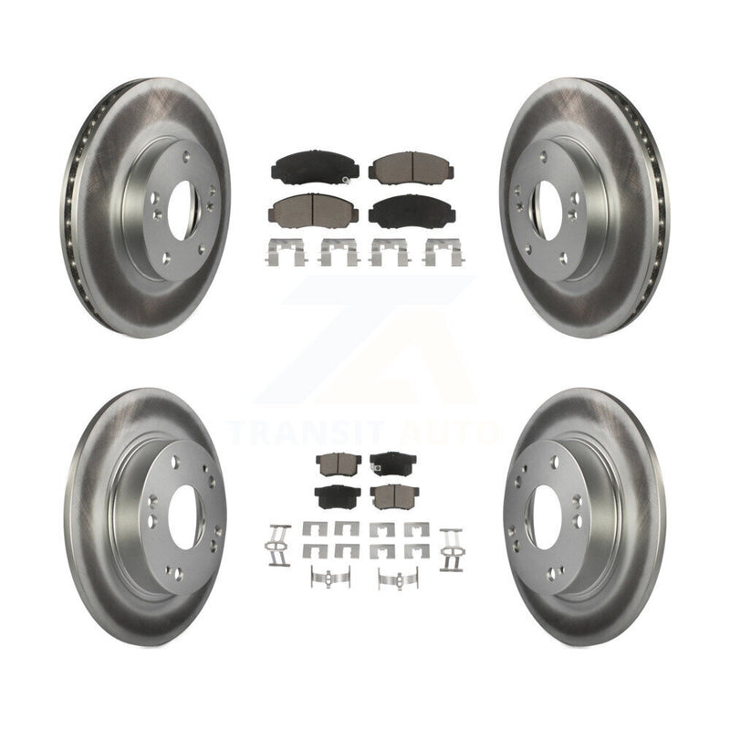 Transit Auto KGC-100870 Disc Brake Kit for 2006-2011 Acura CSX - Front and Rear