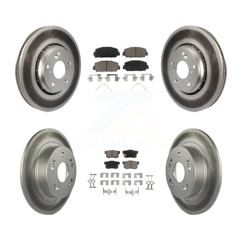 Transit Auto KGC-100871 Disc Brake Kit for 2017-2022 Acura ILX - Front and Rear