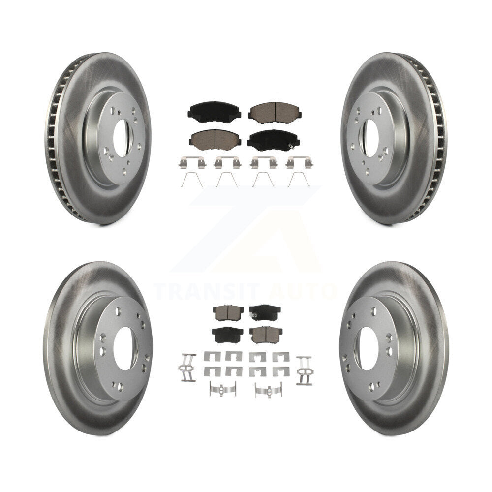 Transit Auto KGC-100872 Disc Brake Kit for 2015 Honda Civic - Front and Rear