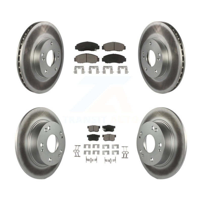Transit Auto KGC-100873 Disc Brake Kit for 2003-2007 Honda Accord - Front and Rear