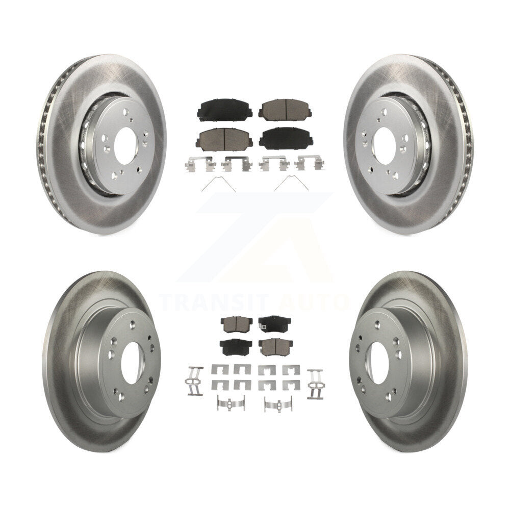 Transit Auto KGC-100876 Disc Brake Kit for 2016 Acura ILX - Front and Rear