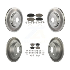 Transit Auto KGC-100876 Disc Brake Kit for 2016 Acura ILX - Front and Rear