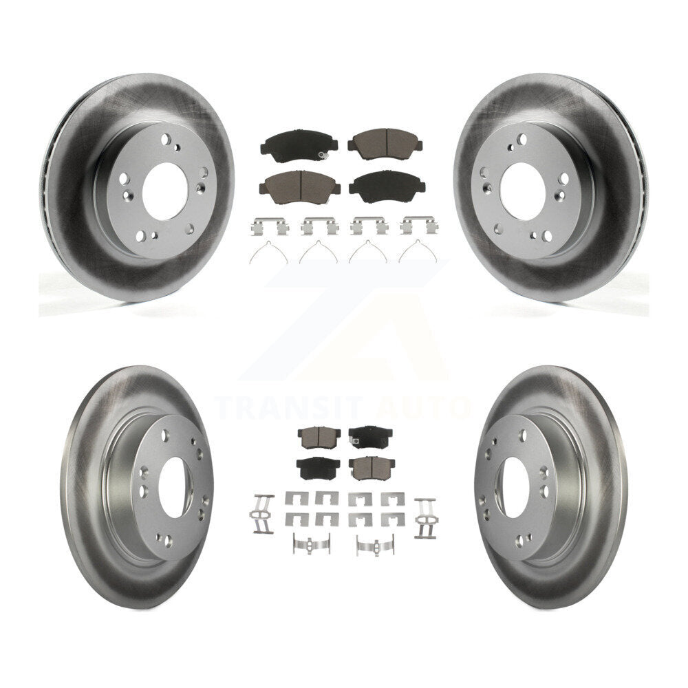 Transit Auto KGC-100878 Disc Brake Kit for 2013-2015 Acura ILX - Front and Rear