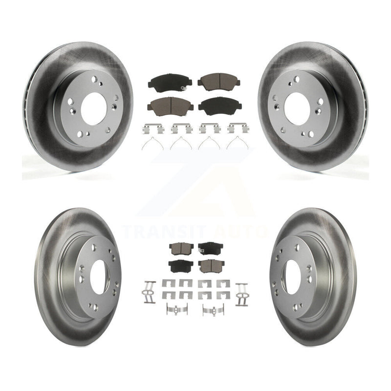 Transit Auto KGC-100878 Disc Brake Kit for 2013-2015 Acura ILX - Front and Rear