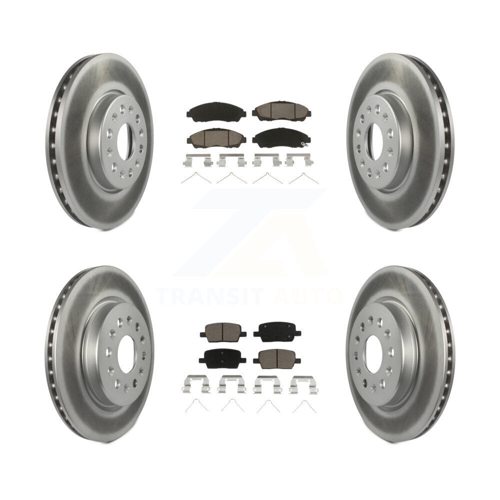 Transit Auto KGC-100882 Disc Brake Kit for 2017-2020 Chevrolet Traverse, Chevrolet Blazer and More - Front and Rear