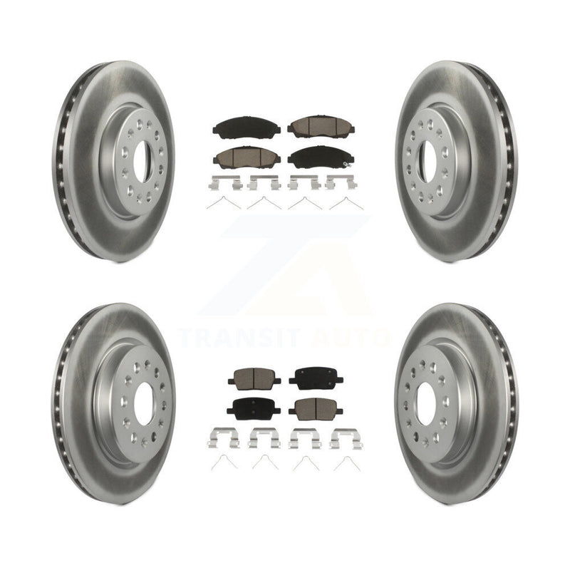 Transit Auto KGC-100882 Disc Brake Kit for 2017-2020 Chevrolet Traverse, Chevrolet Blazer and More - Front and Rear