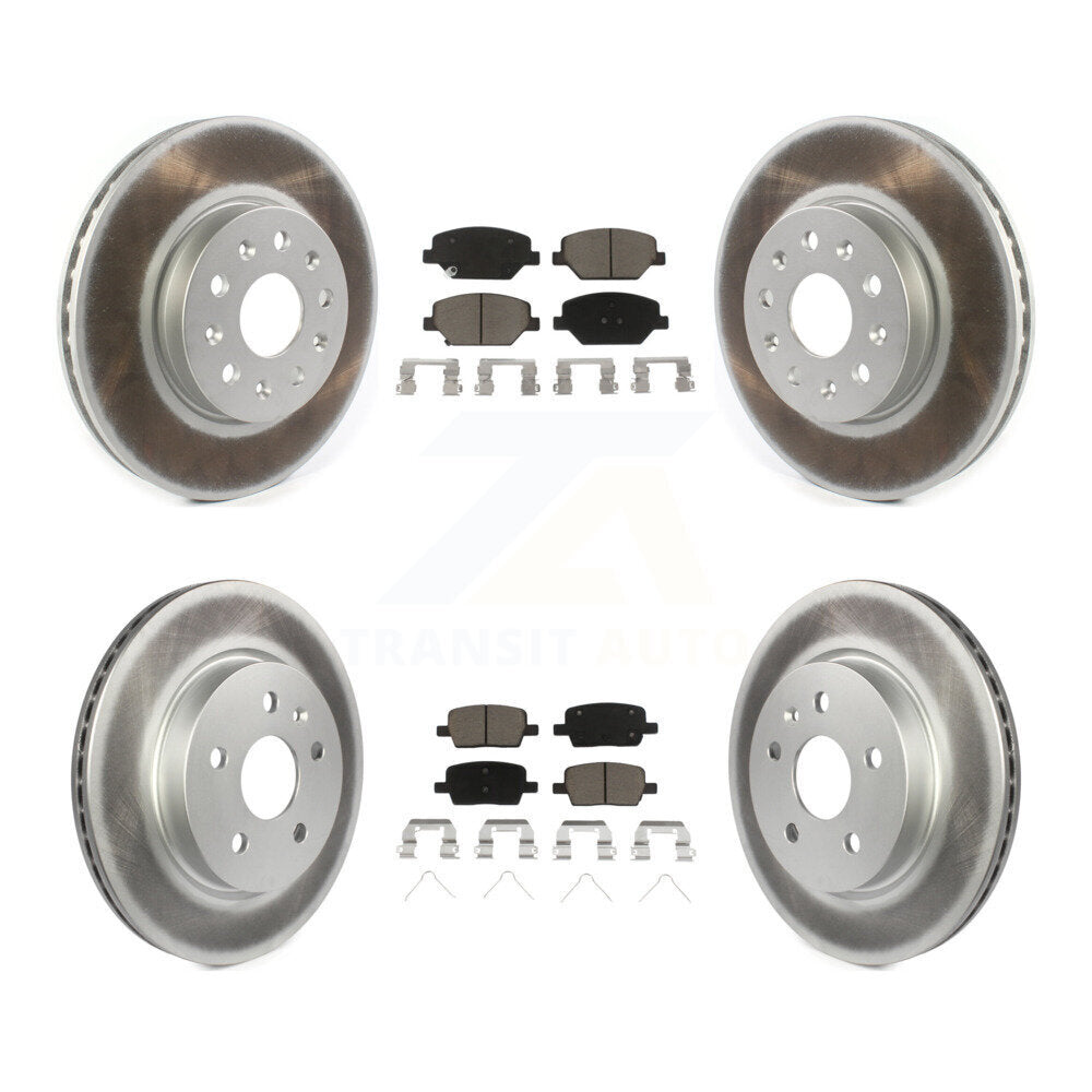 Transit Auto KGC-100883 Disc Brake Kit for 2016-2020 Chevrolet Camaro - Front and Rear