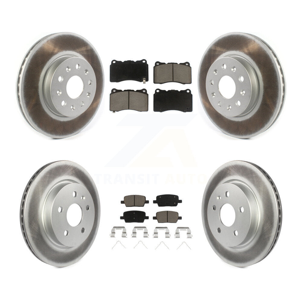 Transit Auto KGC-100884 Disc Brake Kit for 2016-2022 Chevrolet Camaro, Cadillac CT6 - Front and Rear