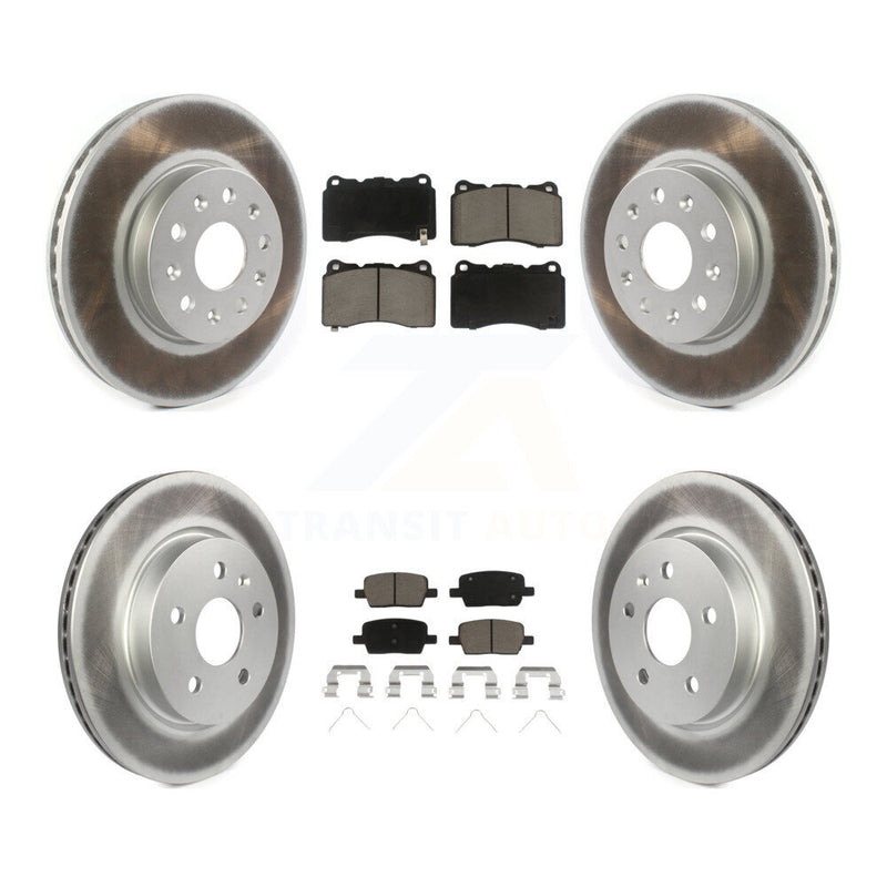 Transit Auto KGC-100884 Disc Brake Kit for 2016-2022 Chevrolet Camaro, Cadillac CT6 - Front and Rear