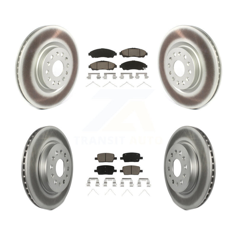 Transit Auto KGC-100885 Disc Brake Kit for 2017-2020 Cadillac XT6, Buick Enclave, Cadillac XT5 - Front and Rear