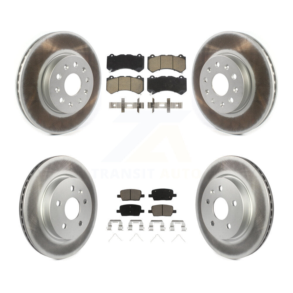 Transit Auto KGC-100886 Disc Brake Kit for 2019-2020 Chevrolet Camaro - Front and Rear