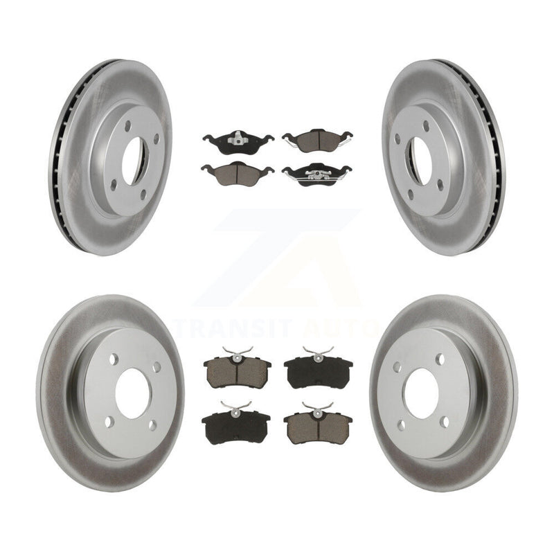 Transit Auto KGC-100887 Disc Brake Kit for 2000-2004 Ford Focus - Front and Rear