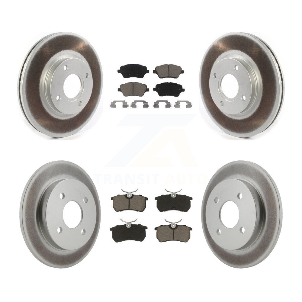 Transit Auto KGC-100888 Disc Brake Kit for 2014-2019 Ford Fiesta - Front and Rear