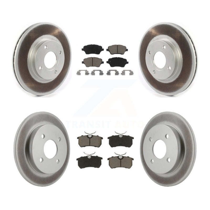 Transit Auto KGC-100888 Disc Brake Kit for 2014-2019 Ford Fiesta - Front and Rear