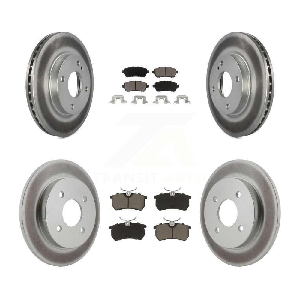 Transit Auto KGC-100889 Disc Brake Kit for 2014-2019 Ford Fiesta - Front and Rear
