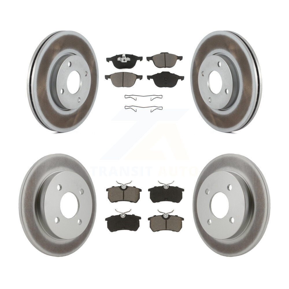 Transit Auto KGC-100890 Disc Brake Kit for 2005-2007 Ford Focus - Front and Rear