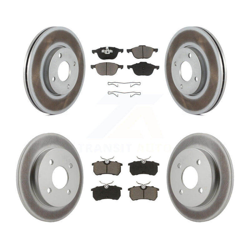 Transit Auto KGC-100890 Disc Brake Kit for 2005-2007 Ford Focus - Front and Rear