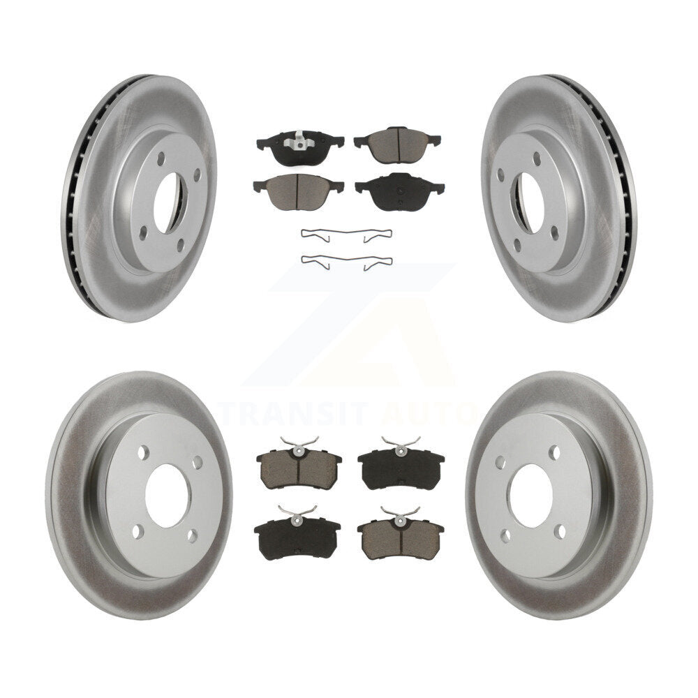 Transit Auto KGC-100891 Disc Brake Kit for 2004 Ford Focus - Front and Rear