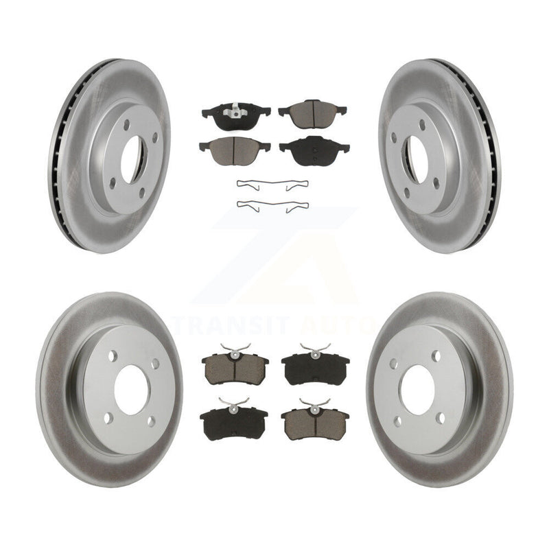 Transit Auto KGC-100891 Disc Brake Kit for 2004 Ford Focus - Front and Rear