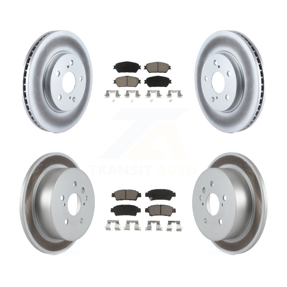Transit Auto KGC-100892 Disc Brake Kit for 2004-2010 Toyota Sienna - Front and Rear