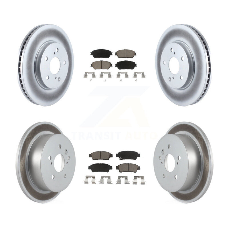 Transit Auto KGC-100892 Disc Brake Kit for 2004-2010 Toyota Sienna - Front and Rear