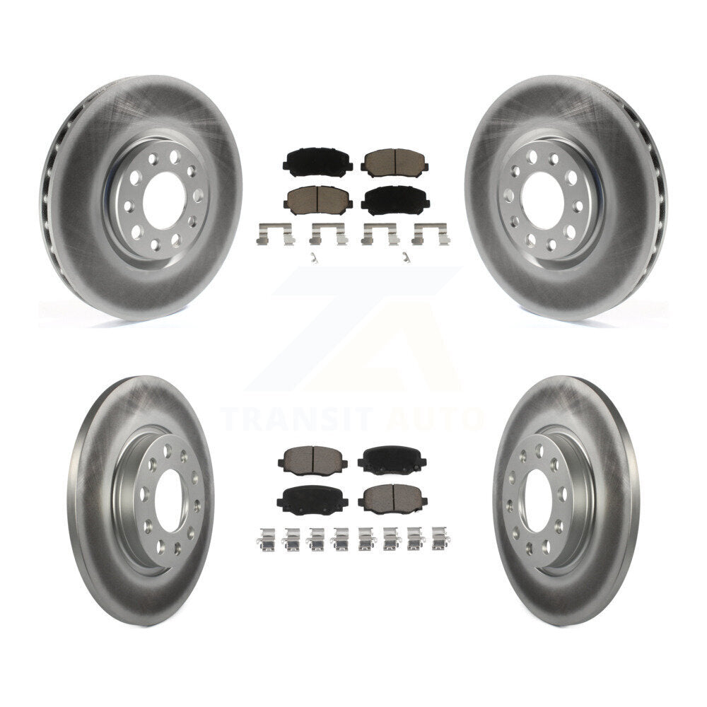 Transit Auto KGC-100894 Disc Brake Kit for 2015-2017 Chrysler 200 - Front and Rear