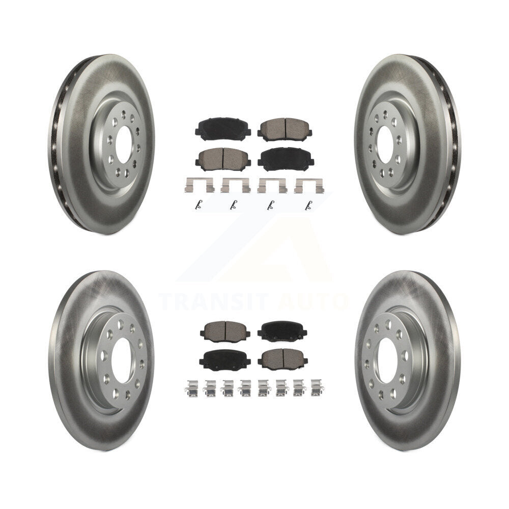 Transit Auto KGC-100895 Disc Brake Kit for 2015-2017 Chrysler 200 - Front and Rear