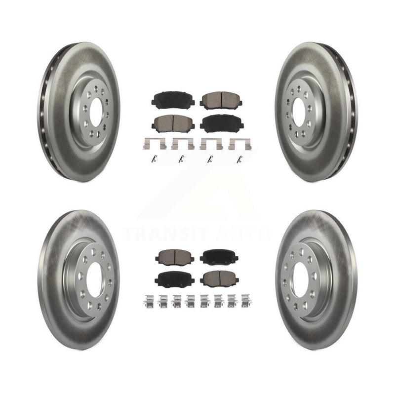 Transit Auto KGC-100895 Disc Brake Kit for 2015-2017 Chrysler 200 - Front and Rear
