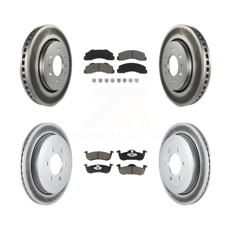 Transit Auto KGC-100898 Disc Brake Kit for 2010-2017 Ford Expedition, Lincoln Navigator - Front and Rear