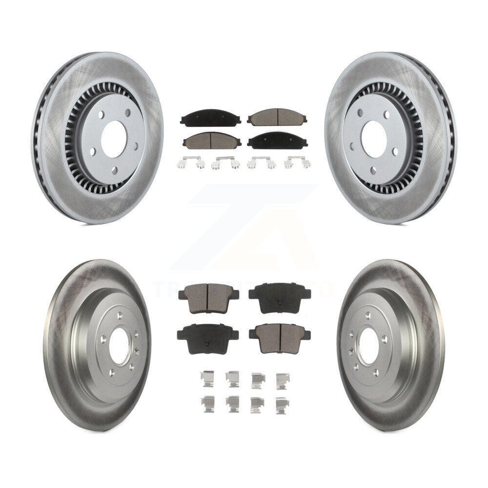 Transit Auto KGC-100900 Disc Brake Kit for 2005-2009 Ford Taurus, Ford Taurus X and More - Front and Rear