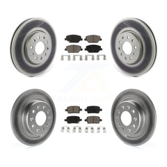 Transit Auto KGC-100902 Disc Brake Kit for 2017-2020 Buick Regal TourX, Chevrolet Equinox and More - Front and Rear