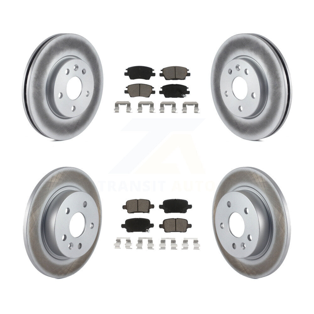 Transit Auto KGC-100904 Disc Brake Kit for 2016 Chevrolet Cruze - Front and Rear