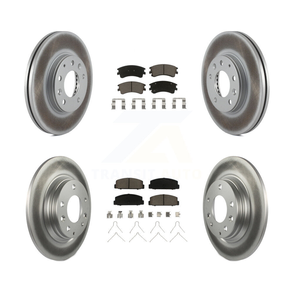 Transit Auto KGC-100905 Disc Brake Kit for 2003-2005 Mazda 6 - Front and Rear