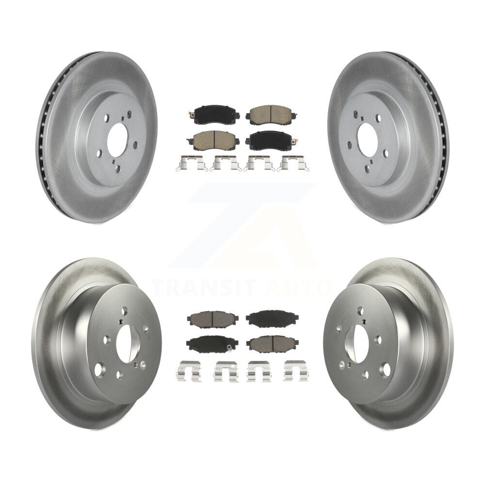 Transit Auto KGC-100906 Disc Brake Kit for 2017-2023 Subaru Crosstrek, Subaru Impreza - Front and Rear