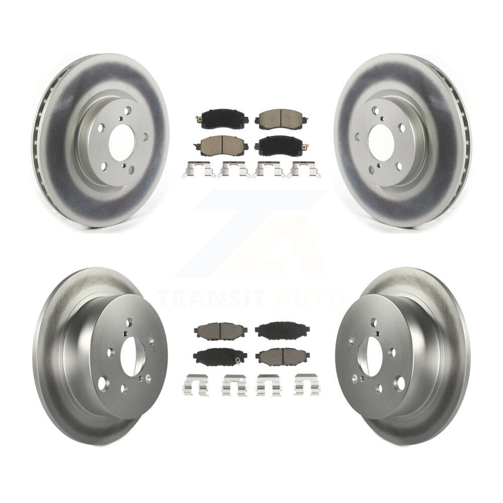 Transit Auto KGC-100907 Disc Brake Kit for 2017-2023 Subaru Impreza - Front and Rear
