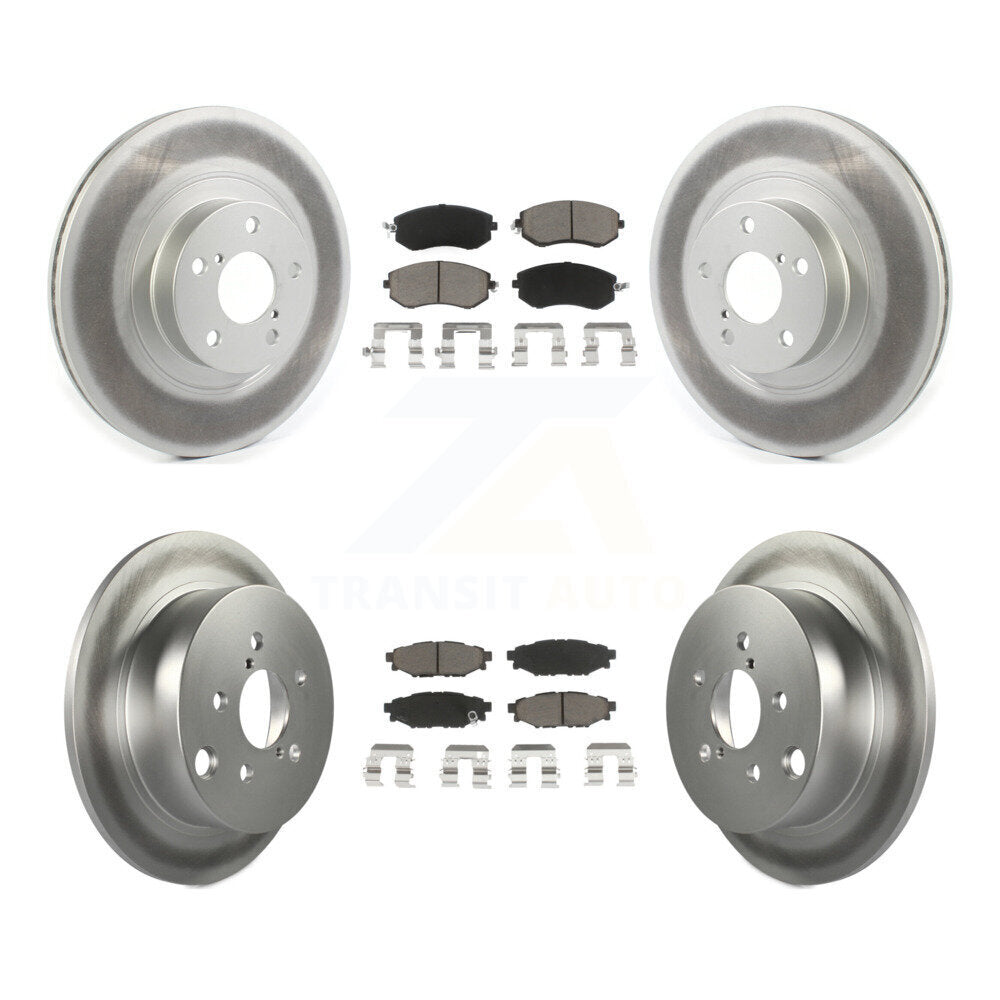 Transit Auto KGC-100908 Disc Brake Kit for 2013-2018 Subaru Crosstrek, Subaru Forester, Subaru XV Crosstrek - Front and Rear