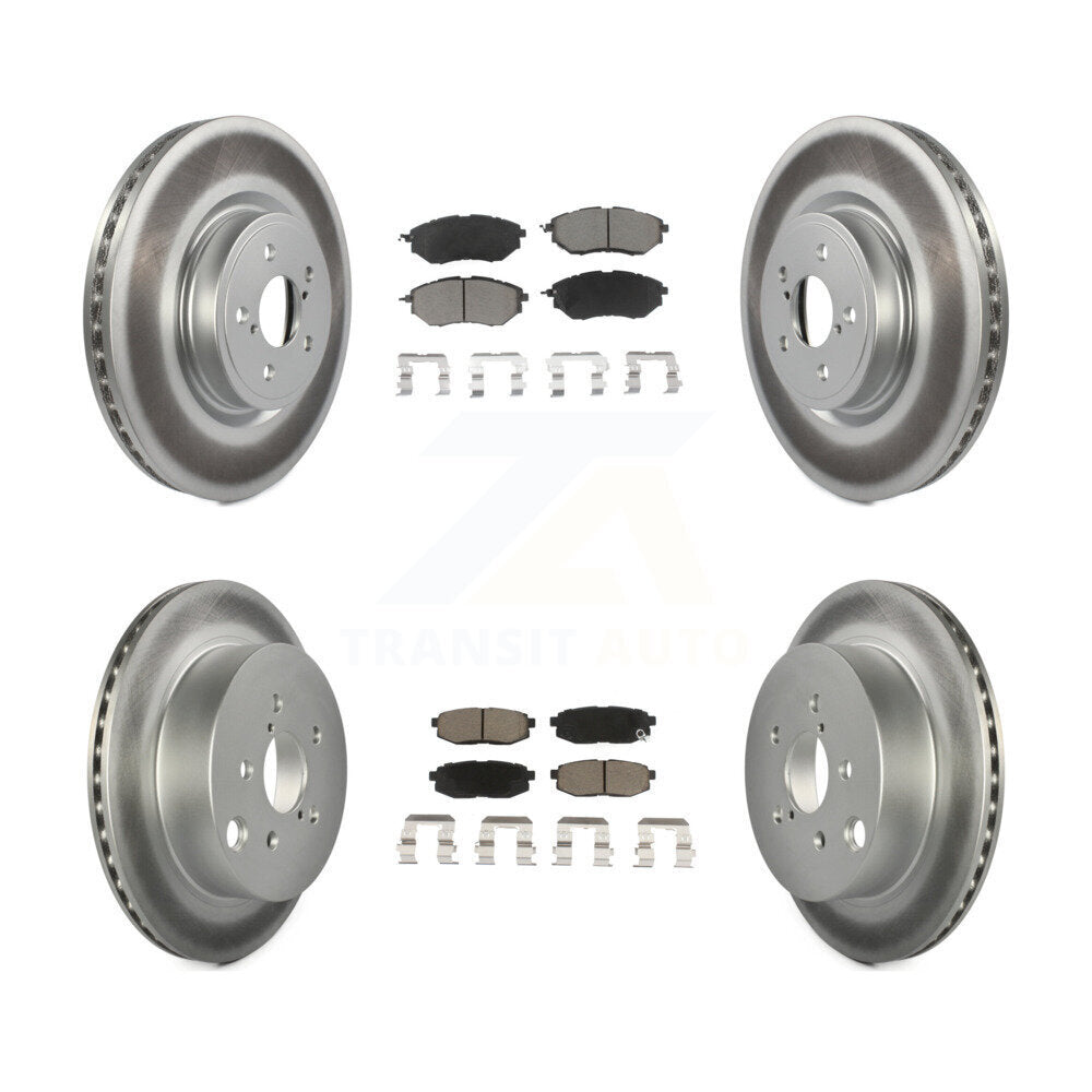 Transit Auto KGC-100909 Disc Brake Kit for 2014-2018 Subaru Forester - Front and Rear