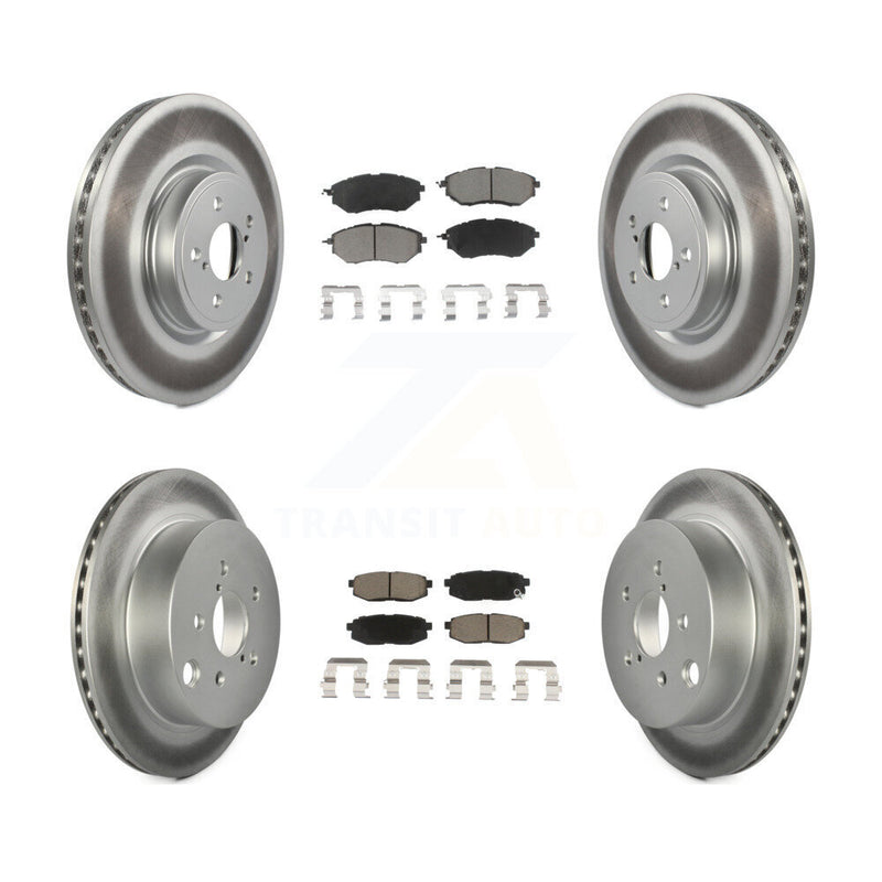 Transit Auto KGC-100909 Disc Brake Kit for 2014-2018 Subaru Forester - Front and Rear