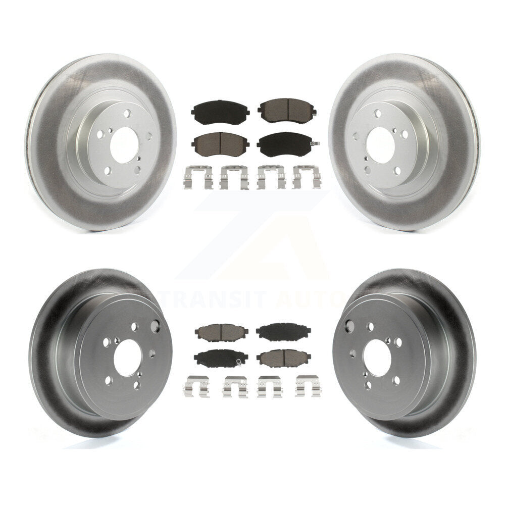 Transit Auto KGC-100911 Disc Brake Kit for 2008-2013 Subaru WRX, Subaru Legacy and More - Front and Rear