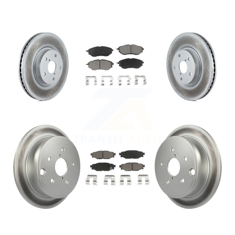 Transit Auto KGC-100913 Disc Brake Kit for 2015-2019 Subaru WRX - Front and Rear