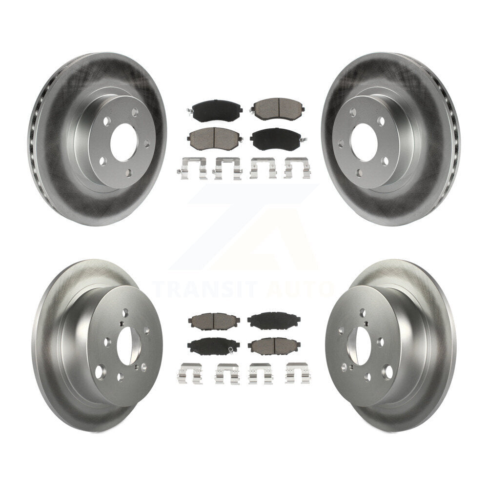 Transit Auto KGC-100915 Disc Brake Kit for 2012-2016 Subaru Impreza - Front and Rear