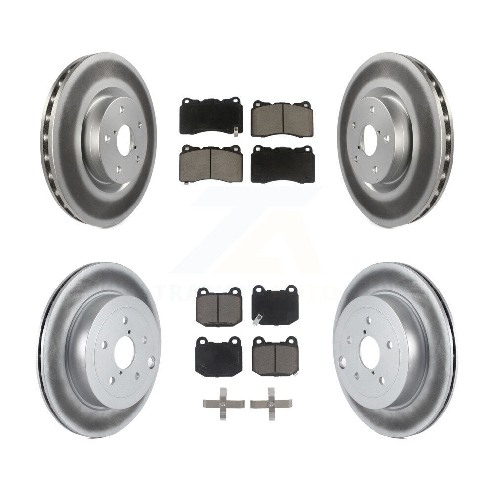 Transit Auto KGC-100922 Disc Brake Kit for 2008-2017 Subaru WRX STI, Subaru Impreza - Front and Rear