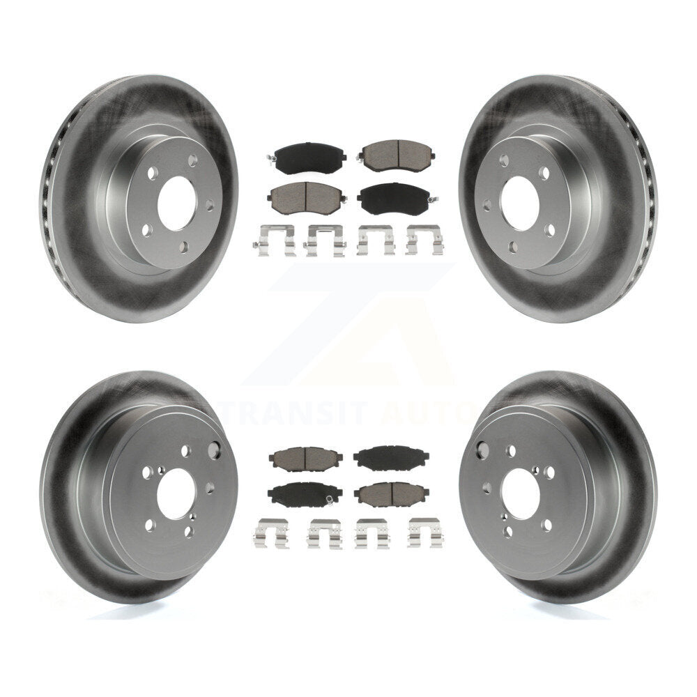 Transit Auto KGC-100931 Disc Brake Kit for 2011 Subaru Impreza - Front and Rear