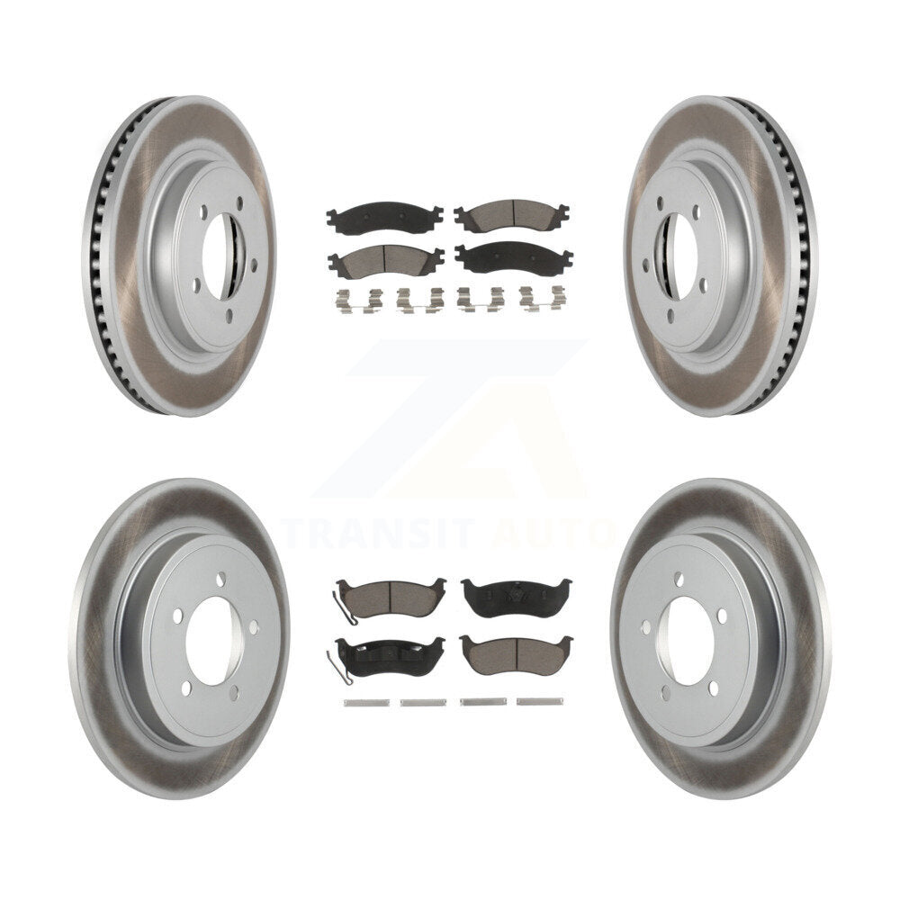 Transit Auto KGC-100933 Disc Brake Kit for 2006-2010 Ford Explorer Sport Trac, Ford Explorer, Mercury Mountaineer - Front and Rear