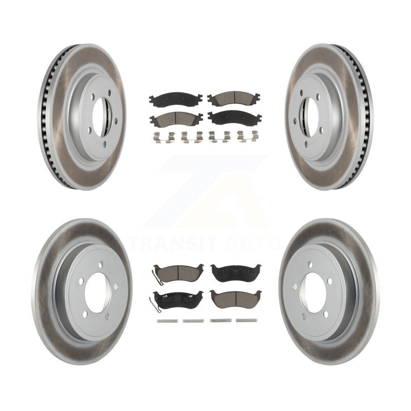 Transit Auto KGC-100933 Disc Brake Kit for 2006-2010 Ford Explorer Sport Trac, Ford Explorer, Mercury Mountaineer - Front and Rear