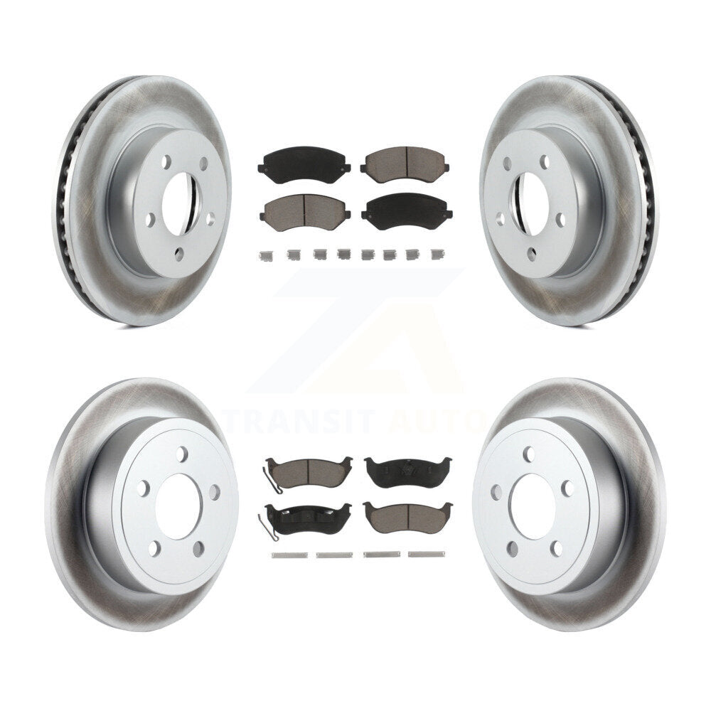 Transit Auto KGC-100934 Disc Brake Kit for 2003-2007 Jeep Liberty - Front and Rear