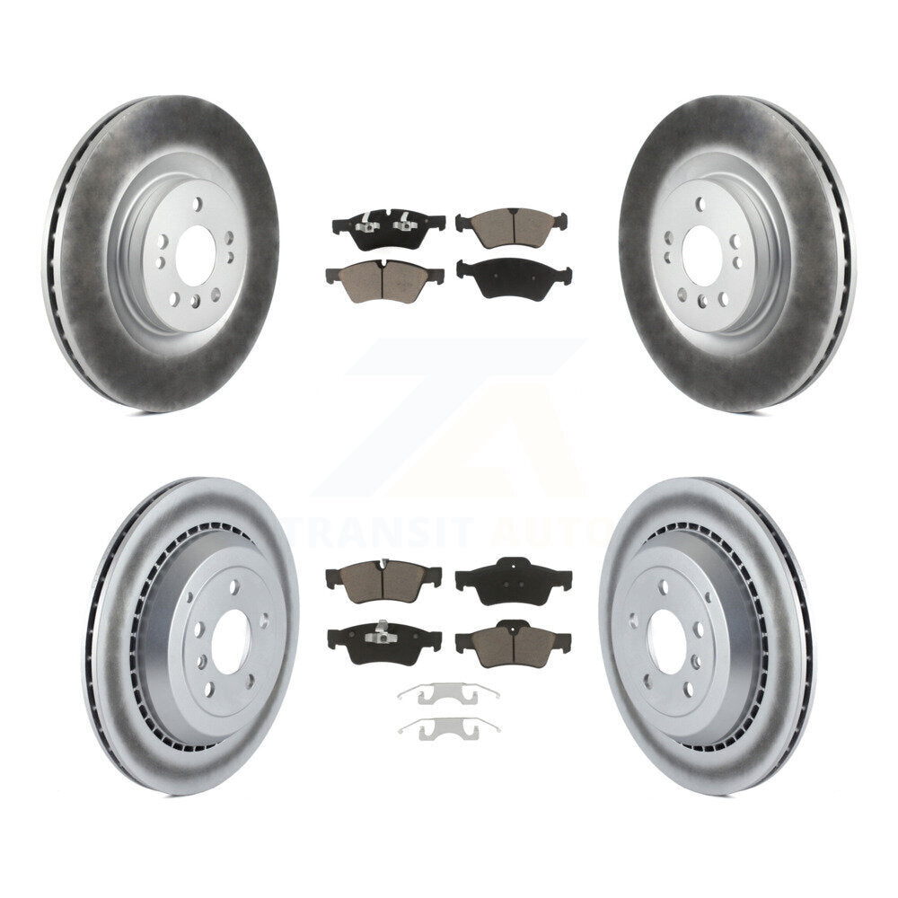Transit Auto KGC-100935 Disc Brake Kit for 2005-2012 Mercedes-Benz ML350, Mercedes-Benz GL350 and More - Front and Rear