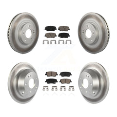 Transit Auto KGC-100941 Disc Brake Kit for 2016-2020 Hyundai Santa Fe Sport, Kia Sorento - Front and Rear