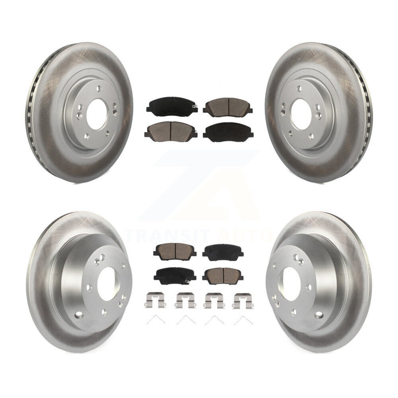 Transit Auto KGC-100942 Disc Brake Kit for 2017-2019 Hyundai Santa Fe, Hyundai Santa Fe XL - Front and Rear
